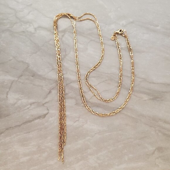 LOFT Jewelry - ✨ LOFT Gold Multi Chain Classic Tassel Pendant Necklace ✨